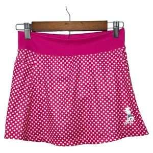 RunningSkirt Cerise Dot Athletic Skirt Size 2 (4-6)